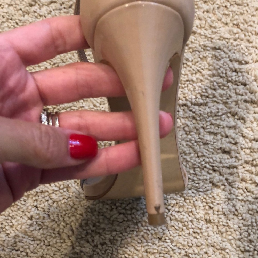 Steve Madden stecy nude pumps